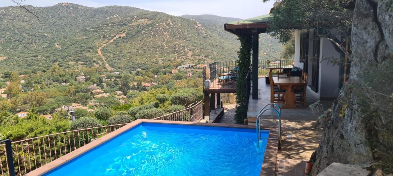 Villetta With Heated Pool And Panoramic View Torre delle Stelle Buitenkant foto
