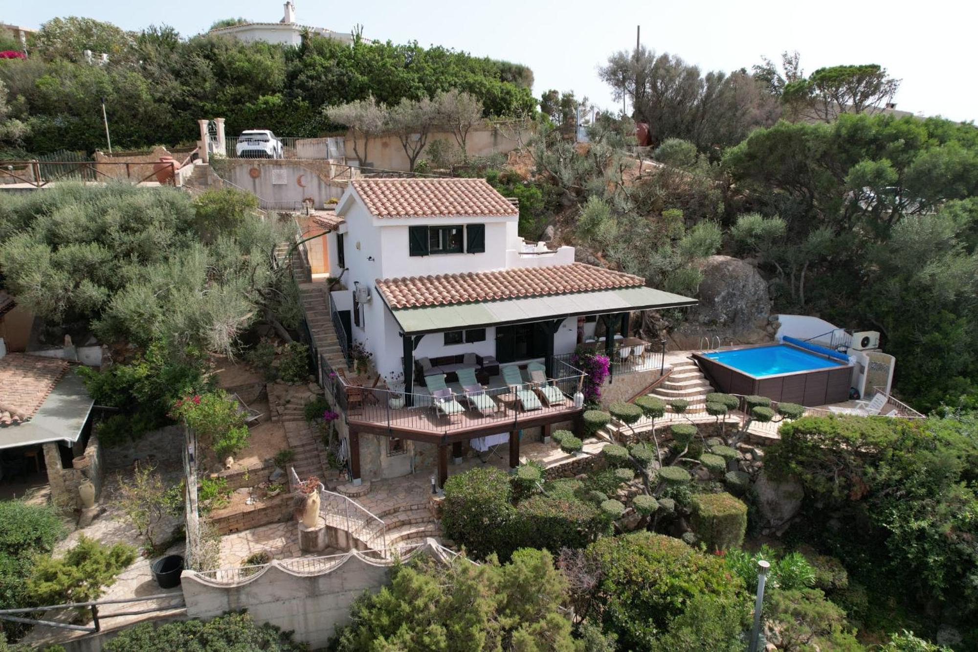 Villetta With Heated Pool And Panoramic View Torre delle Stelle Buitenkant foto