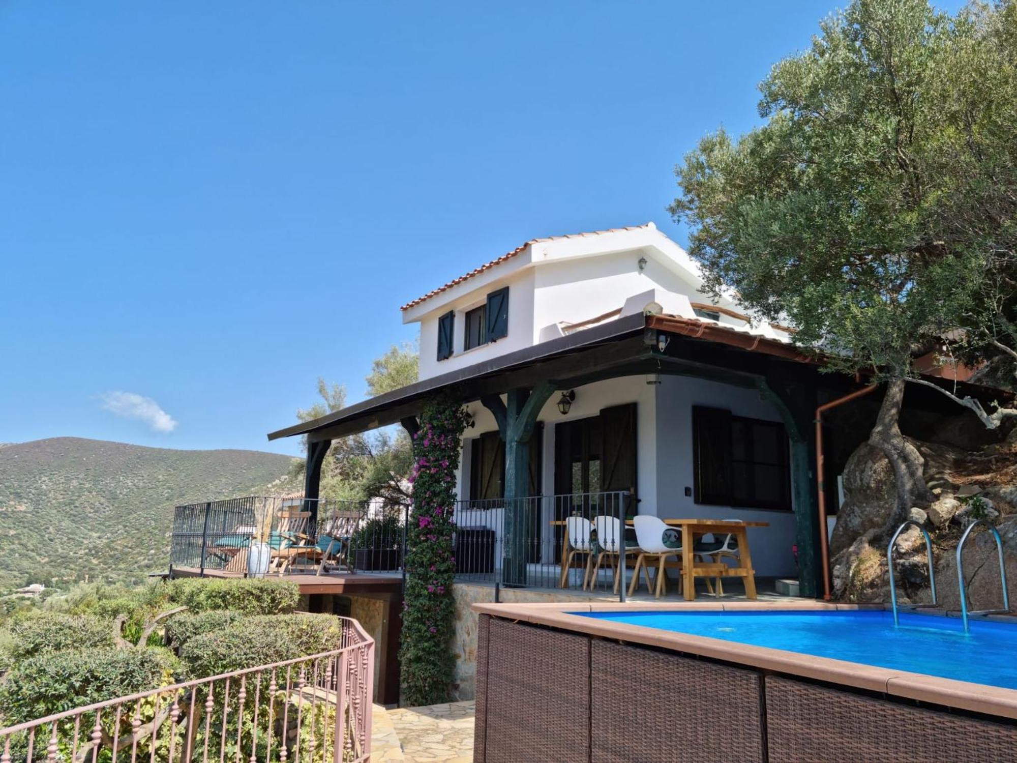Villetta With Heated Pool And Panoramic View Torre delle Stelle Buitenkant foto